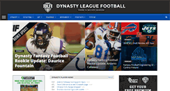 Desktop Screenshot of dynastyleaguefootball.com
