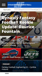 Mobile Screenshot of dynastyleaguefootball.com